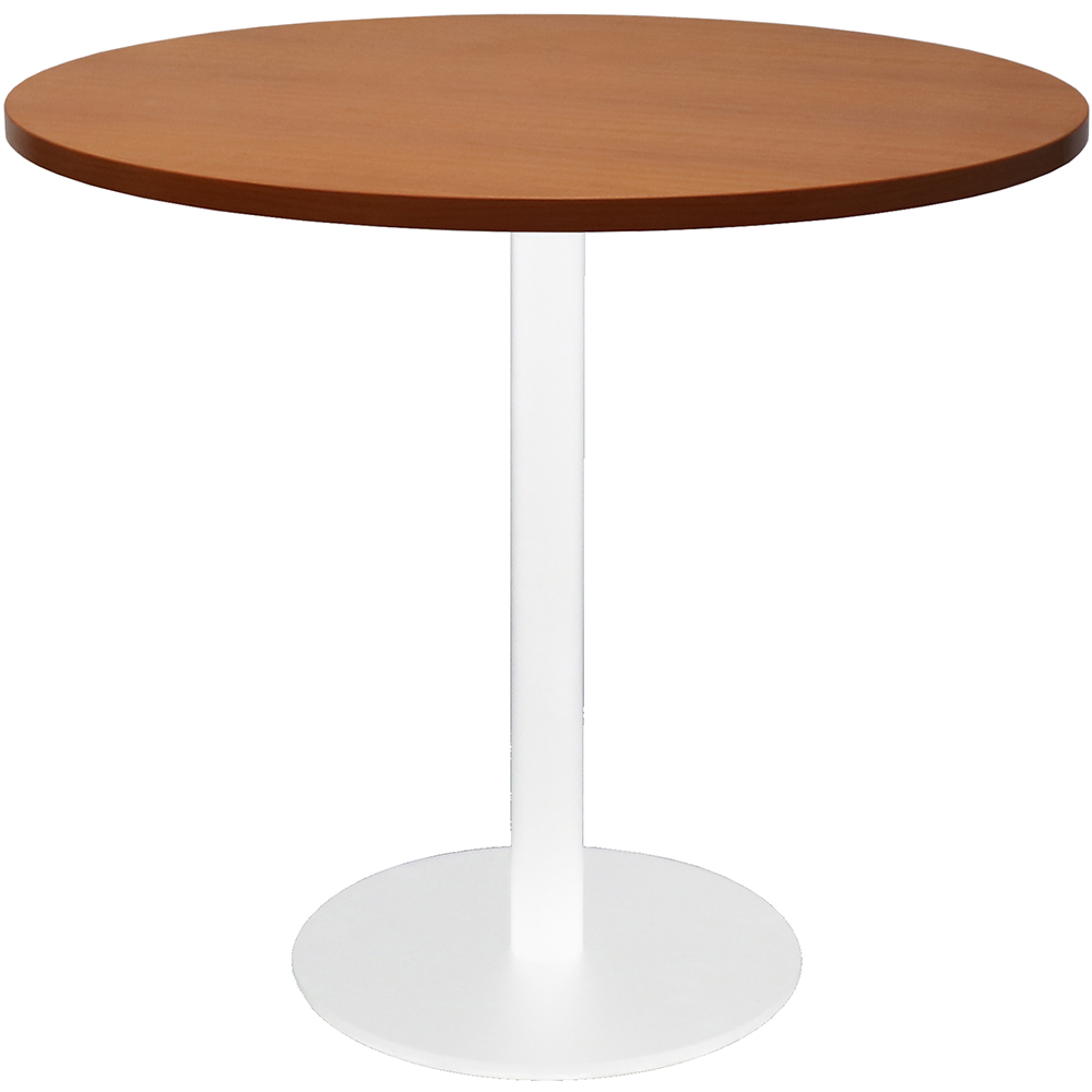 Image for RAPIDLINE ROUND TABLE DISC BASE 900MM CHERRY/WHITE from Challenge Office Supplies