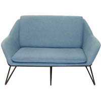 rapidline cardinal lounge chair 2 seater light blue