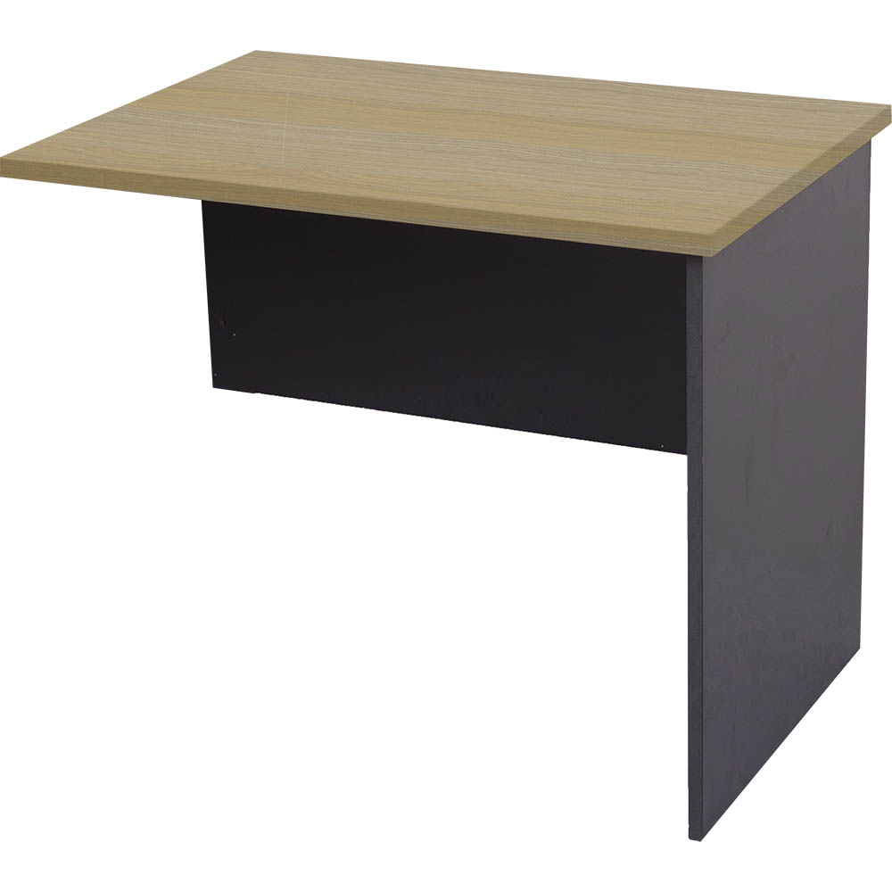 Image for RAPID WORKER CWR9 WORKSTATION DESK RETURN 900 X 600MM OAK/IRONSTONE from That Office Place PICTON