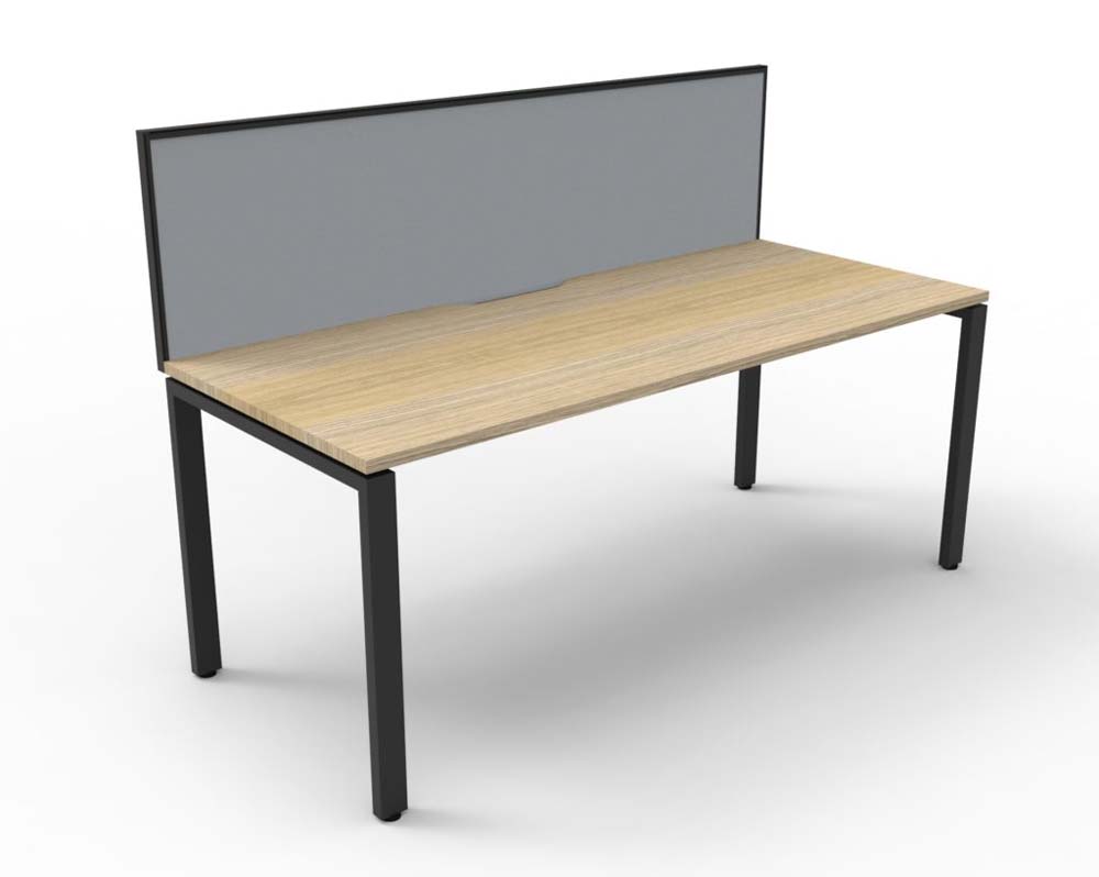 Image for RAPID INFINITY DELUXE 1 PERSON PROFILE LEG SINGLE SIDED WORKSTATION WITH SCREEN from Mitronics Corporation