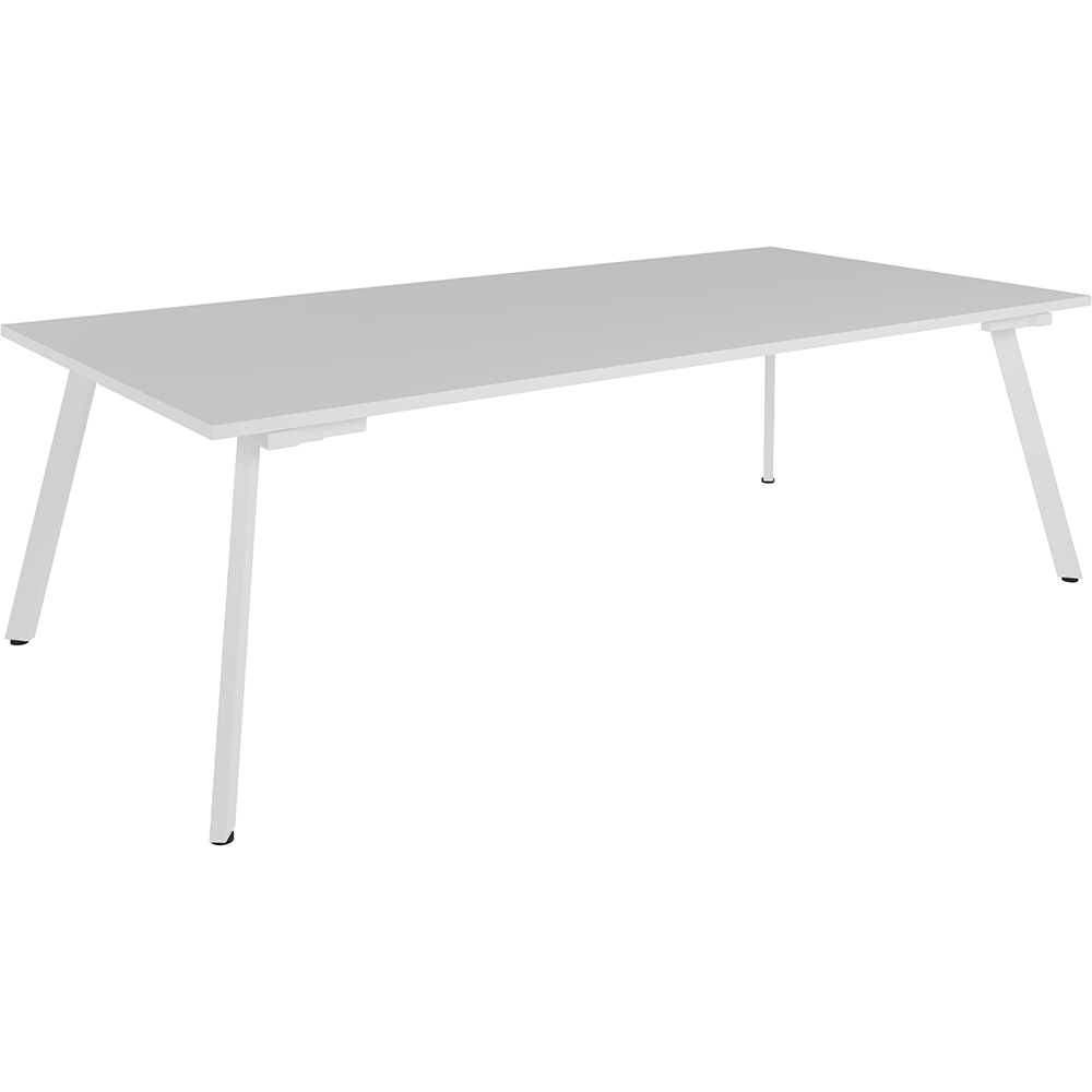 Image for RAPIDLINE ETERNITY MEETING TABLE 2400 X 1200MM NATURAL WHITE/WHITE from Australian Stationery Supplies