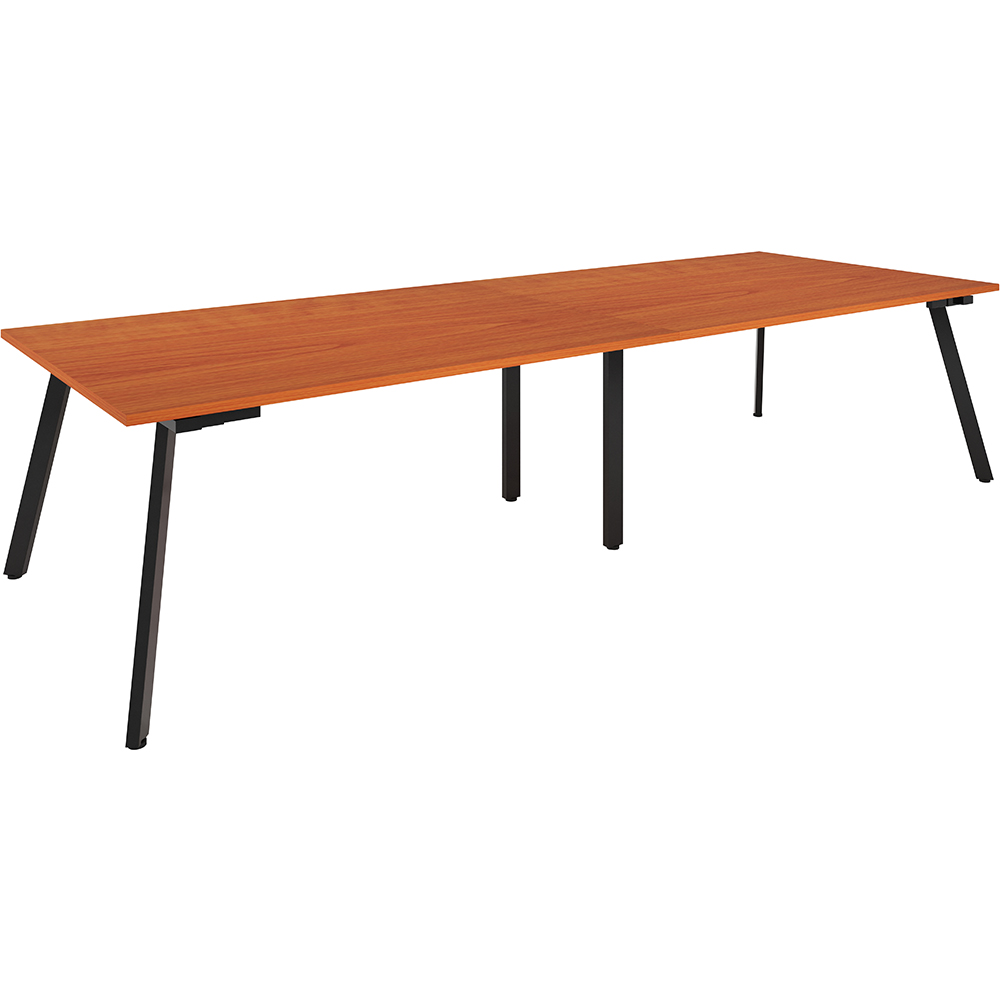 Image for RAPIDLINE ETERNITY MEETING TABLE 3200 X 1200MM CHERRY/BLACK from ONET B2C Store