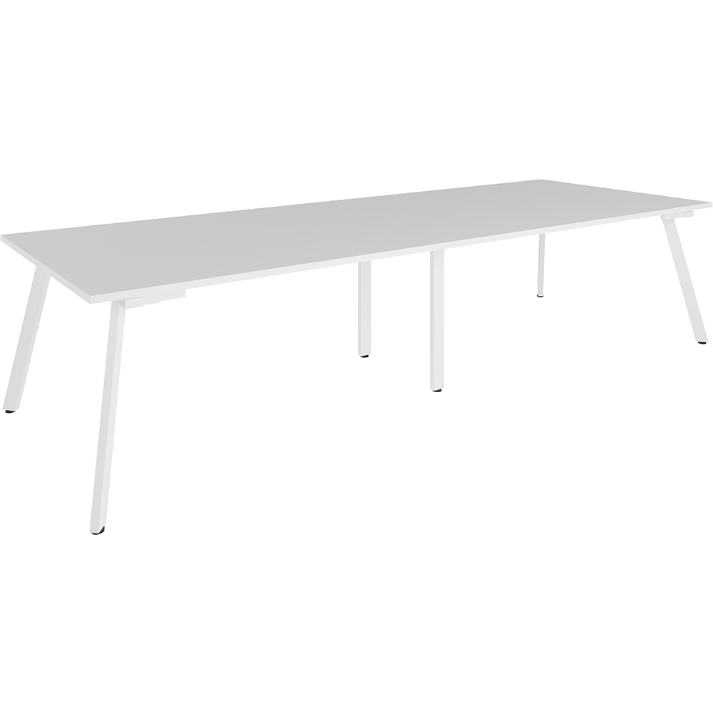 Image for RAPIDLINE ETERNITY MEETING TABLE 3200 X 1200MM NATURAL WHITE/WHITE from Australian Stationery Supplies