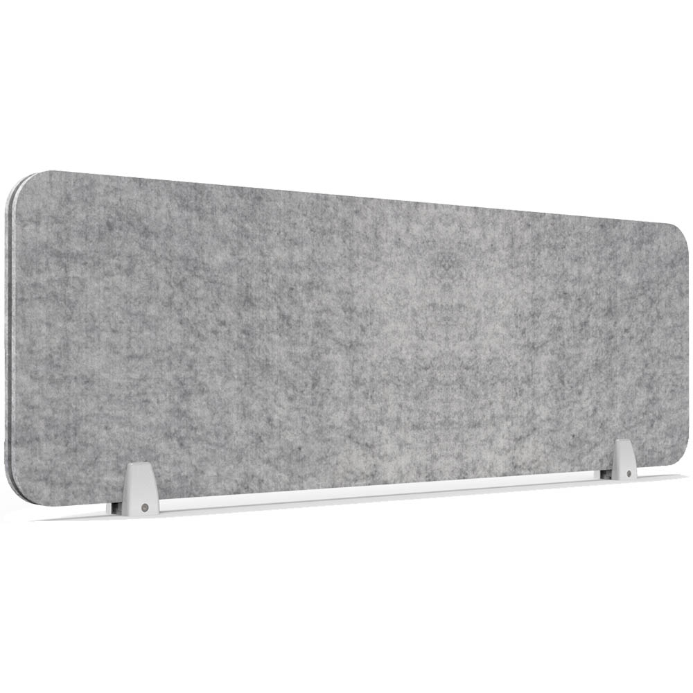 Image for RAPIDLINE ECO PANEL DESK MOUNTED SCREEN 1190 X 384MM MARBLE GREY from Challenge Office Supplies