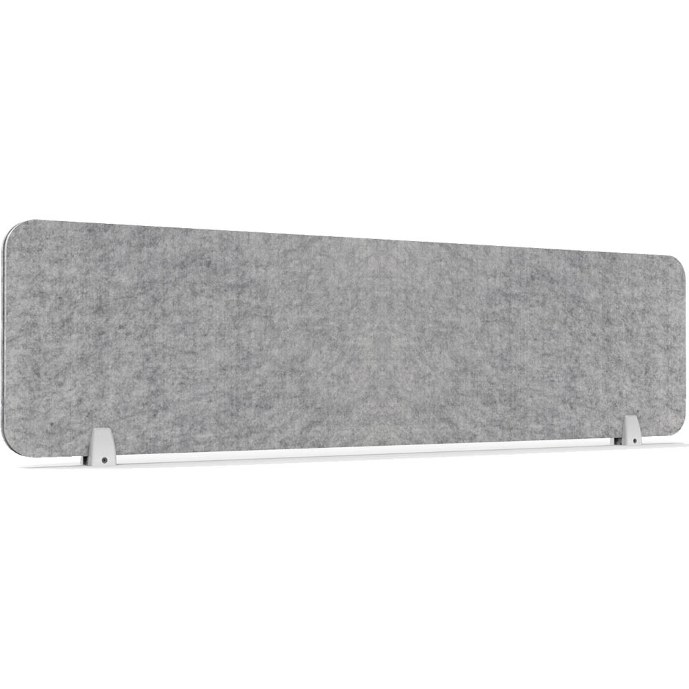 Image for RAPIDLINE ECO PANEL DESK MOUNTED SCREEN 1490 X 384MM MARBLE GREY from Challenge Office Supplies