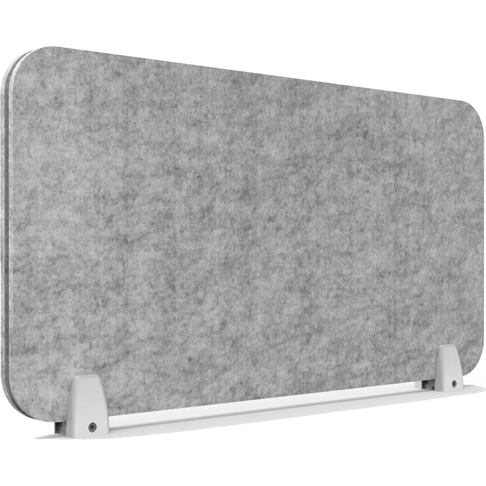 Image for RAPIDLINE ECO PANEL DESK MOUNTED SCREEN 740 X 384MM MARBLE GREY from That Office Place PICTON