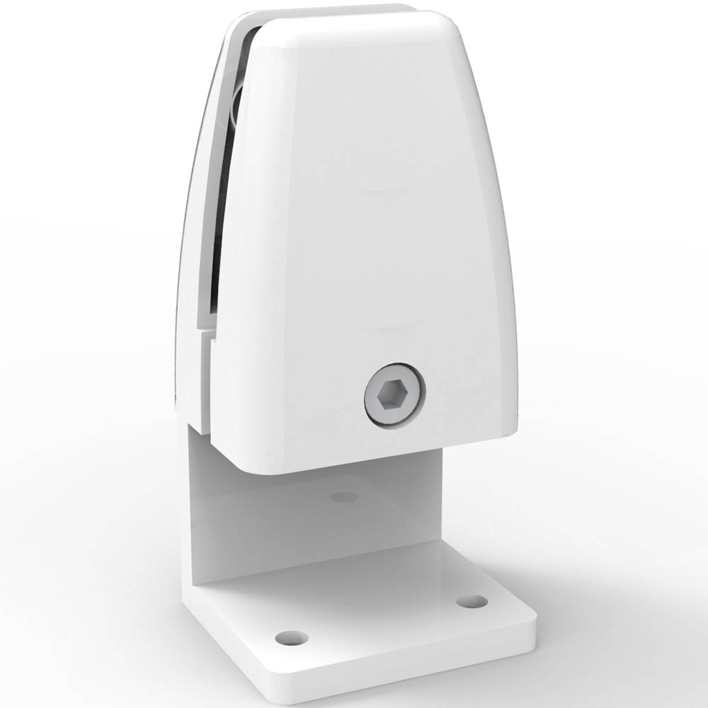 Image for RAPIDLINE ECO PANEL DESK SCREEN SIDE MOUNTED CLAMP WHITE PACK 2 from Mitronics Corporation