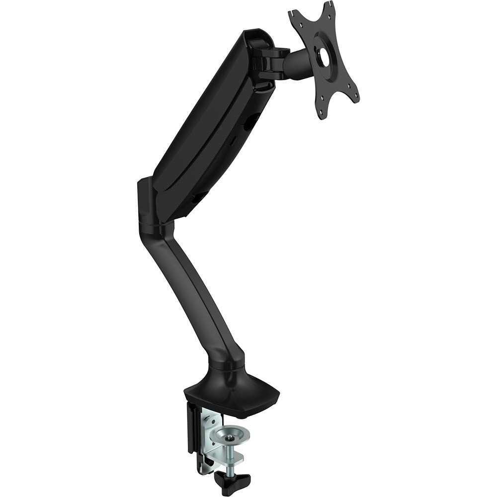Image for RAPIDLINE EXECUTIVE GAS SPRING SINGLE MONITOR ARM BLACK from That Office Place PICTON