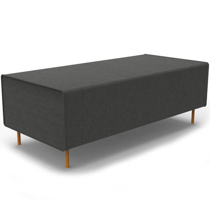 Image for RAPIDLINE FLEXI LOUNGE RETURN SEAT MODULE 1245 X 585 X 430MM CHARCOAL ASH from That Office Place PICTON