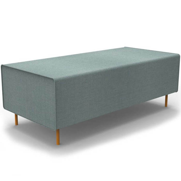 Image for RAPIDLINE FLEXI LOUNGE RETURN SEAT MODULE 1245 X 585 X 430MM LIGHT BLUE from That Office Place PICTON