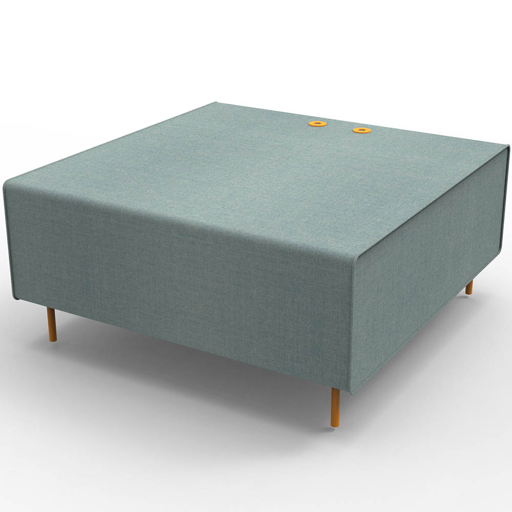Image for RAPIDLINE FLEXI LOUNGE SINGLE SEAT MODULE 925 X 940 X 430MM LIGHT BLUE from ONET B2C Store
