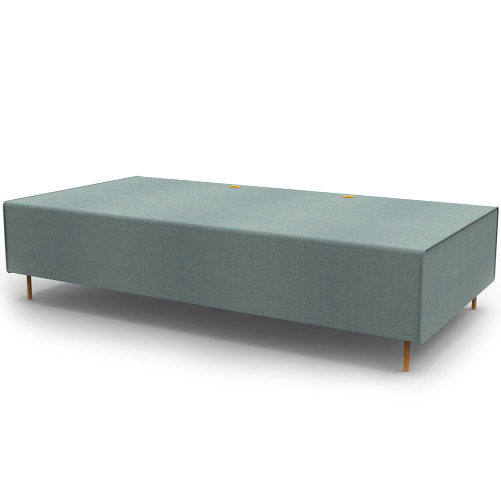 Image for RAPIDLINE FLEXI LOUNGE TRIPLE SEAT MODULE 1830 X 940 X 430MM LIGHT BLUE from That Office Place PICTON