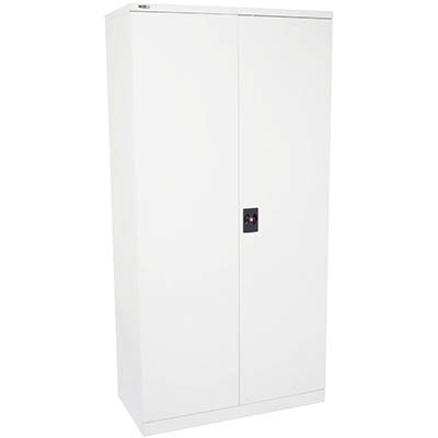 Image for RAPIDLINE GO SWING DOOR CUPBOARD 3 SHELVES 910 X 450 X 1830MM SILVER GREY from That Office Place PICTON
