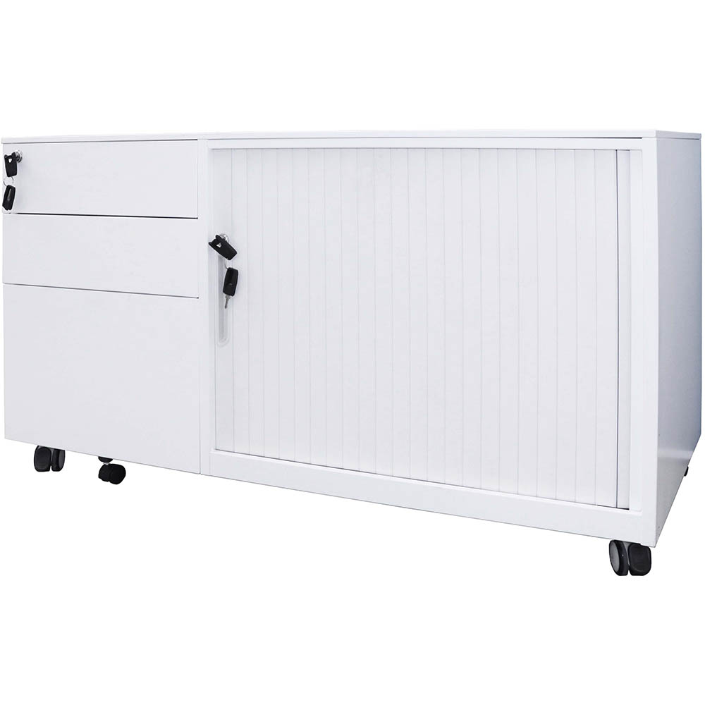 Image for RAPIDLINE TAMBOUR DOOR CADDY RIGH HAND WHITE from Challenge Office Supplies