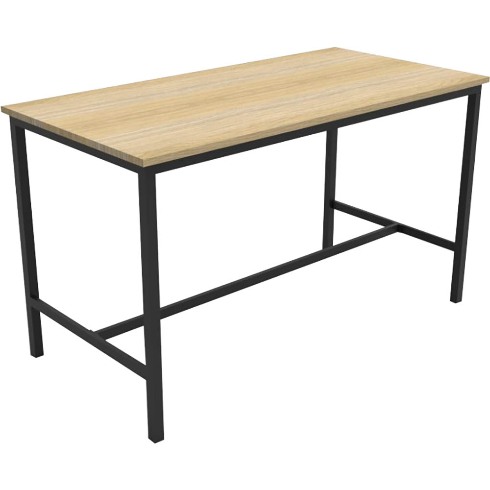 Image for RAPIDLINE HIGH BAR TABLE 1800 X 900 X 1050MM NATURAL OAK from Challenge Office Supplies