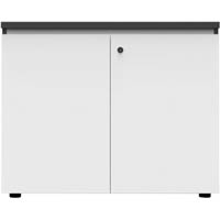 rapid infinity deluxe 2 swing door cupboard 900 x 600 x 730mm natural white black rigid edging