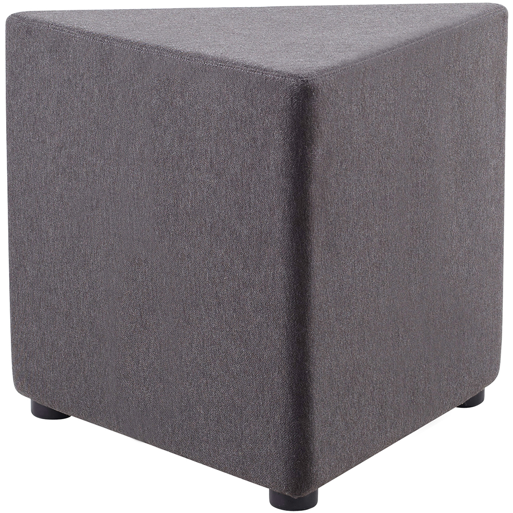 Image for RAPIDLINE MARS TRIANGLE OTTOMAN CHARCOAL from Challenge Office Supplies