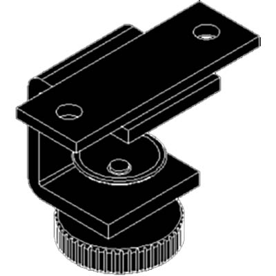 Image for RAPIDLINE SHUSH30 SCREEN DESK MOUNT CLAMP BRACKET BLACK PACK 2 from Prime Office Supplies