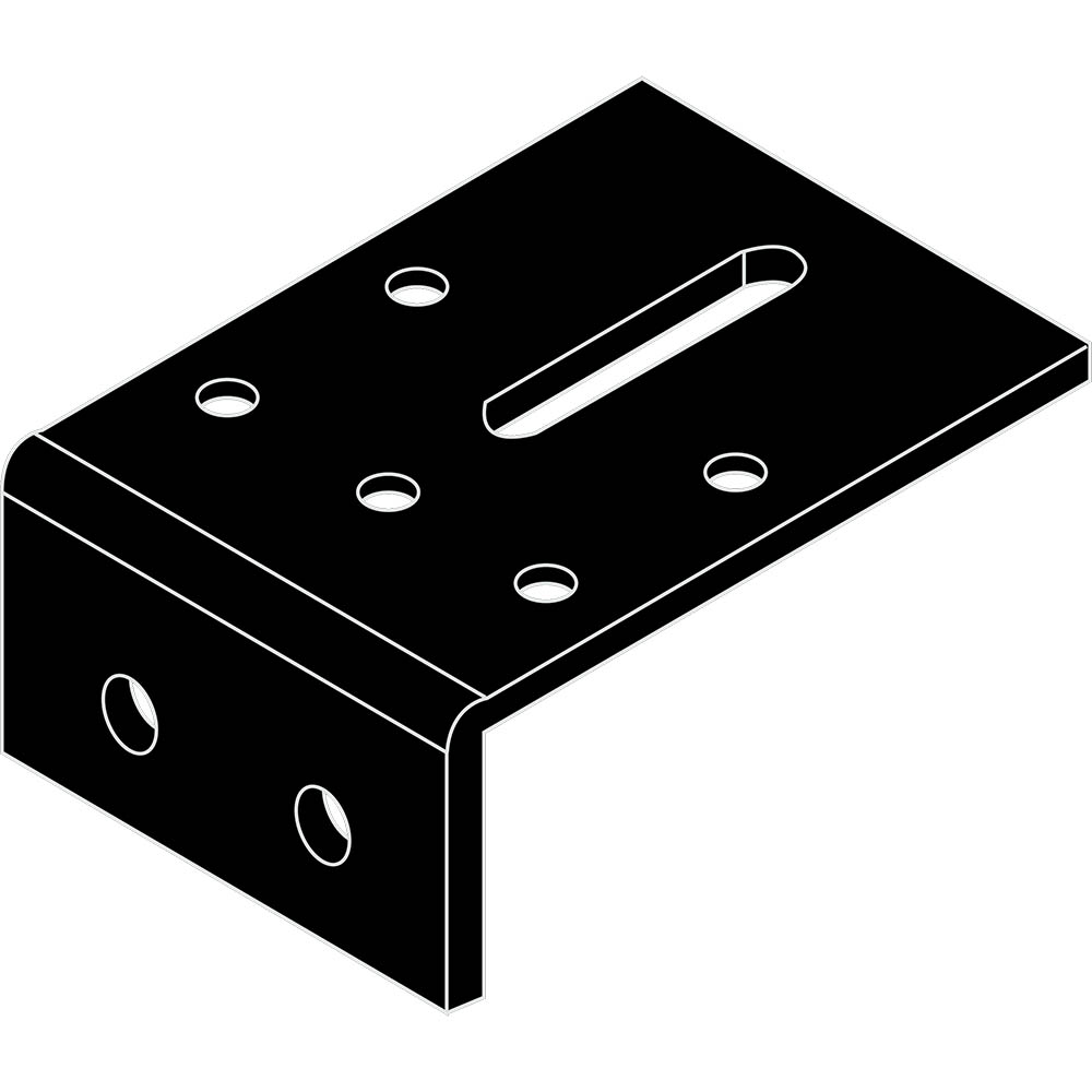 Image for RAPIDLINE SHUSH30 SCREEN BACK TO BACK BRACKET BLACK PACK 2 from Clipboard Stationers & Art Supplies