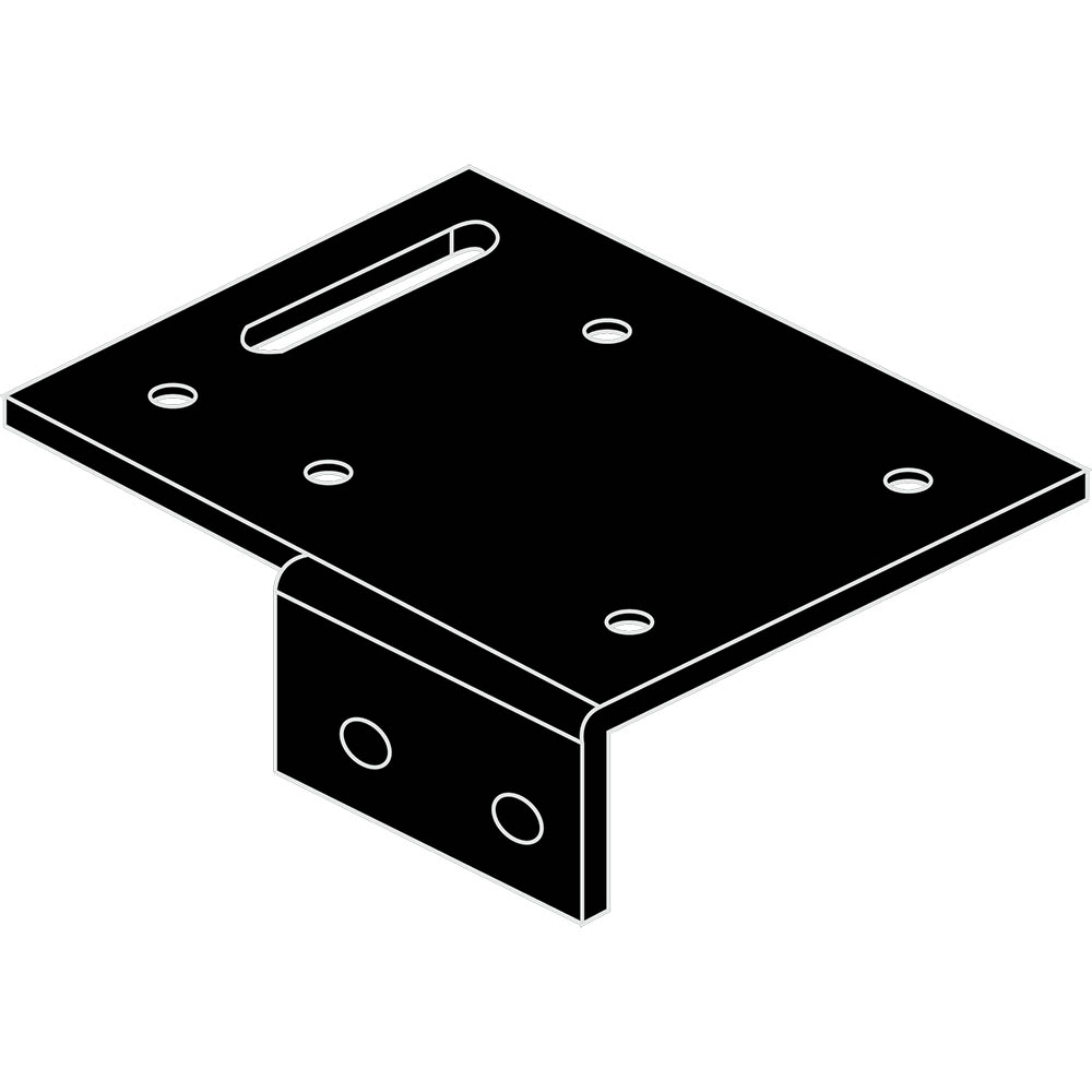 Image for RAPIDLINE SHUSH30 SCREEN SINGLE SIDE BRACKET BLACK PACK 2 from That Office Place PICTON
