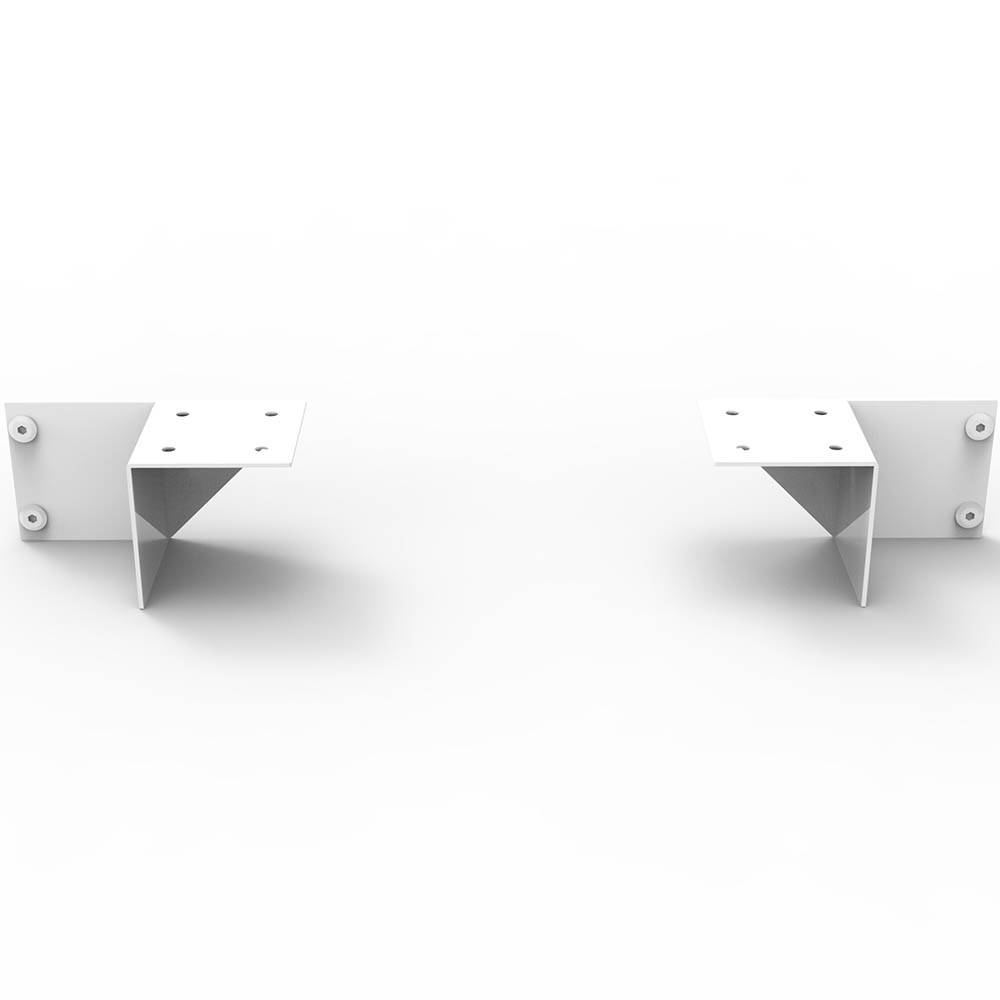 Image for RAPIDLINE SHUSH30 SCREEN ADJUSTABLE BRACKETS WHITE PACK 2 from Challenge Office Supplies