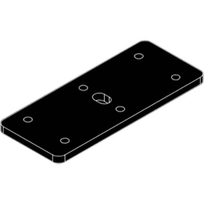 Image for RAPIDLINE SHUSH30 SCREEN PLATE T SHAPE BLACK from Mercury Business Supplies