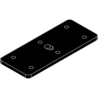rapidline shush30 screen plate t shape black