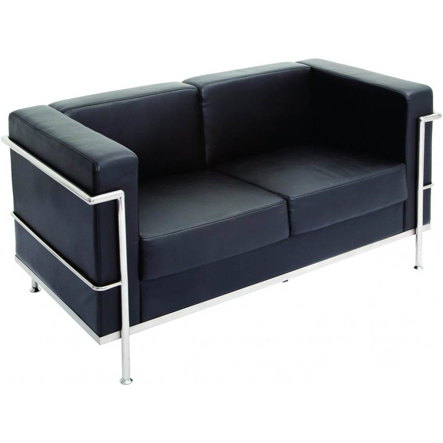 Image for RAPIDLINE SPACE LOUNGE 2 SEAT PU BLACK from ONET B2C Store