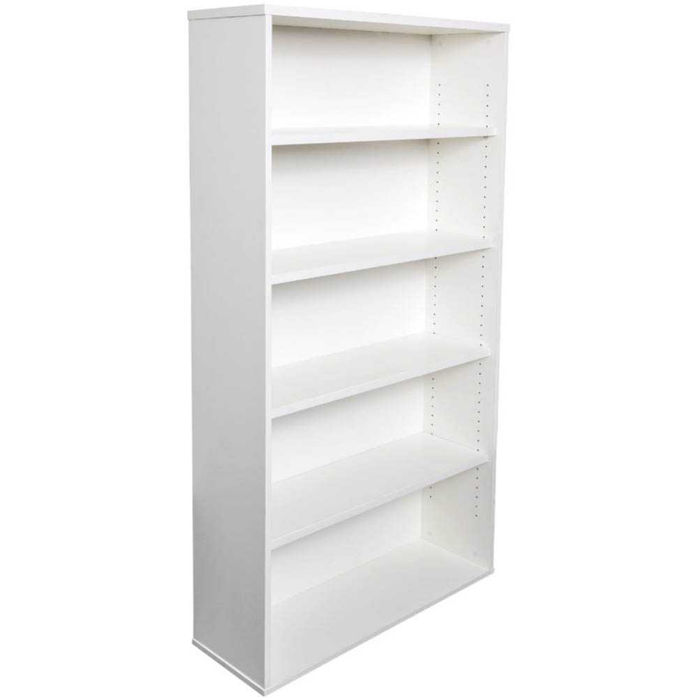 Image for RAPID VIBE BOOKCASE 4 SHELF 900 X 315 X 1800MM WHITE from Australian Stationery Supplies