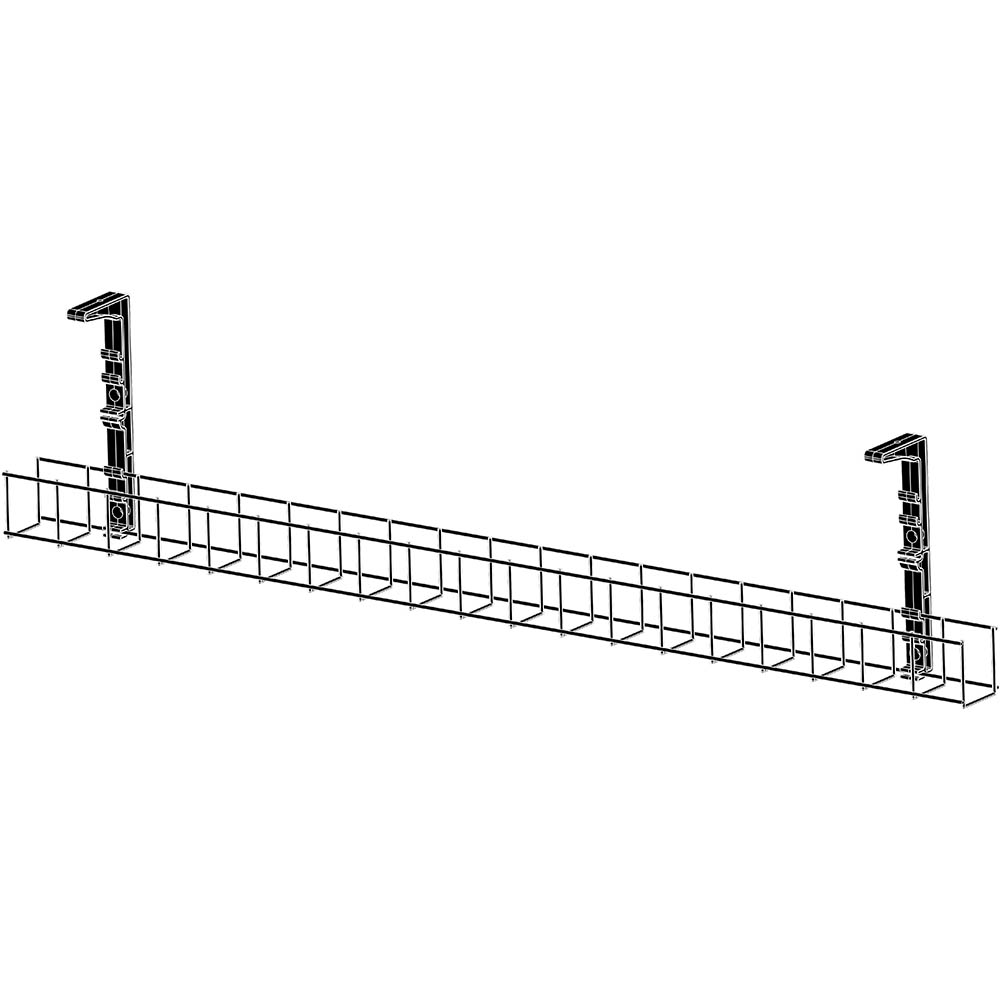 Image for RAPIDLINE SINGLE TIER CABLE BASKET ONLY 1250MM BLACK from That Office Place PICTON