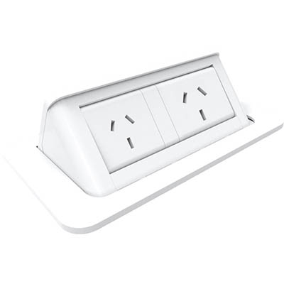 Image for RAPIDLINE POP-UP IN-DESK MODULE WHITE from Office Heaven