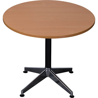 Image for RAPIDLINE TYPHOON ROUND TABLE 1200 X 750MM BEECH from Challenge Office Supplies
