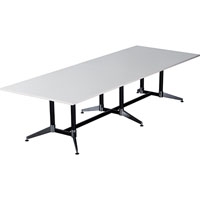 rapidline typhoon boardroom table 3200 x 1200 x 750mm white