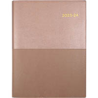 collins vanessa fy145.v49 financial year diary day to page a4 rose gold