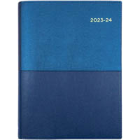 collins vanessa fy145.v59 financial year diary day to page a4 blue