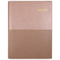 collins vanessa fy185.v49 financial year diary day to page a5 rose gold