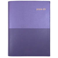 collins vanessa fy185.v55 financial year diary day to page a5 purple