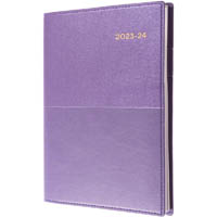 collins vanessa fy385.v55 financial year diary week to view a5 purple