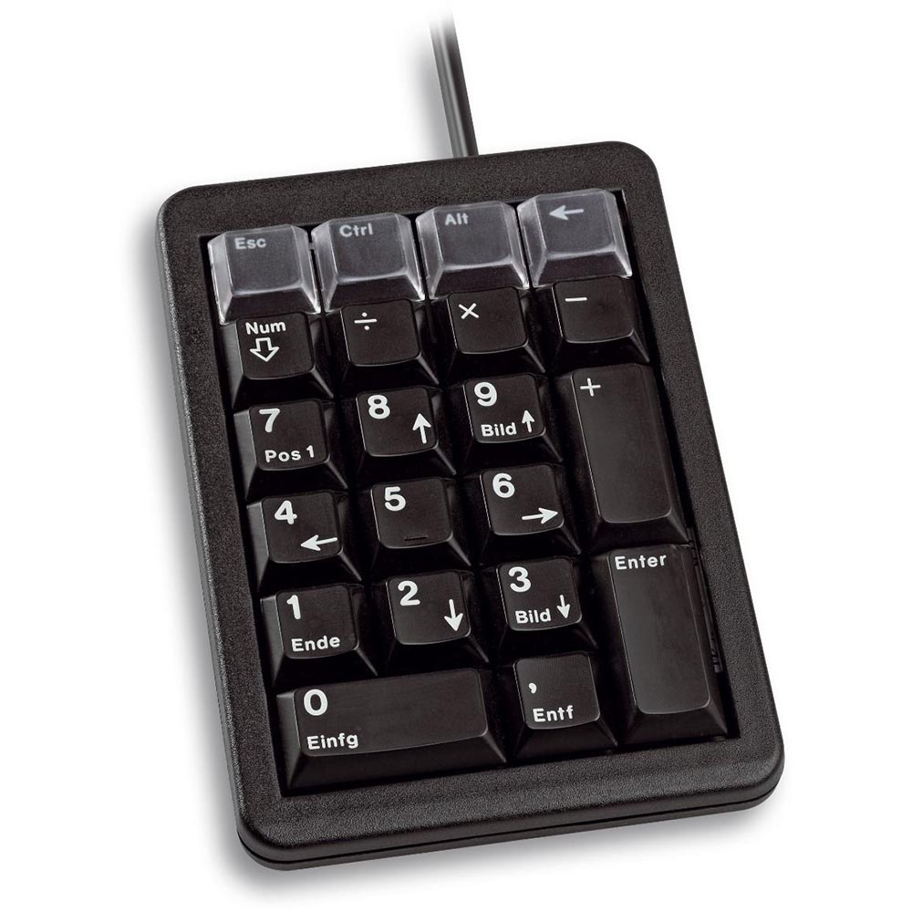 Image for CHERRY G84-4700 21 KEY NUMERIC PAD USB BLACK from Positive Stationery