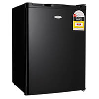 heller bar fridge wire shelves 47 litre black