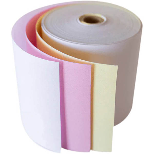 Image for GOODSON CARBONLESS PAPER ROLL 3-PLY 76 X 76 X 12MM BOX 48 from York Stationers