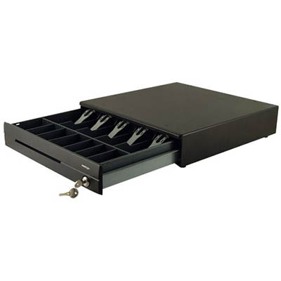 Image for POSIFLEX CR-3100 CASH DRAWER BLACK from Clipboard Stationers & Art Supplies
