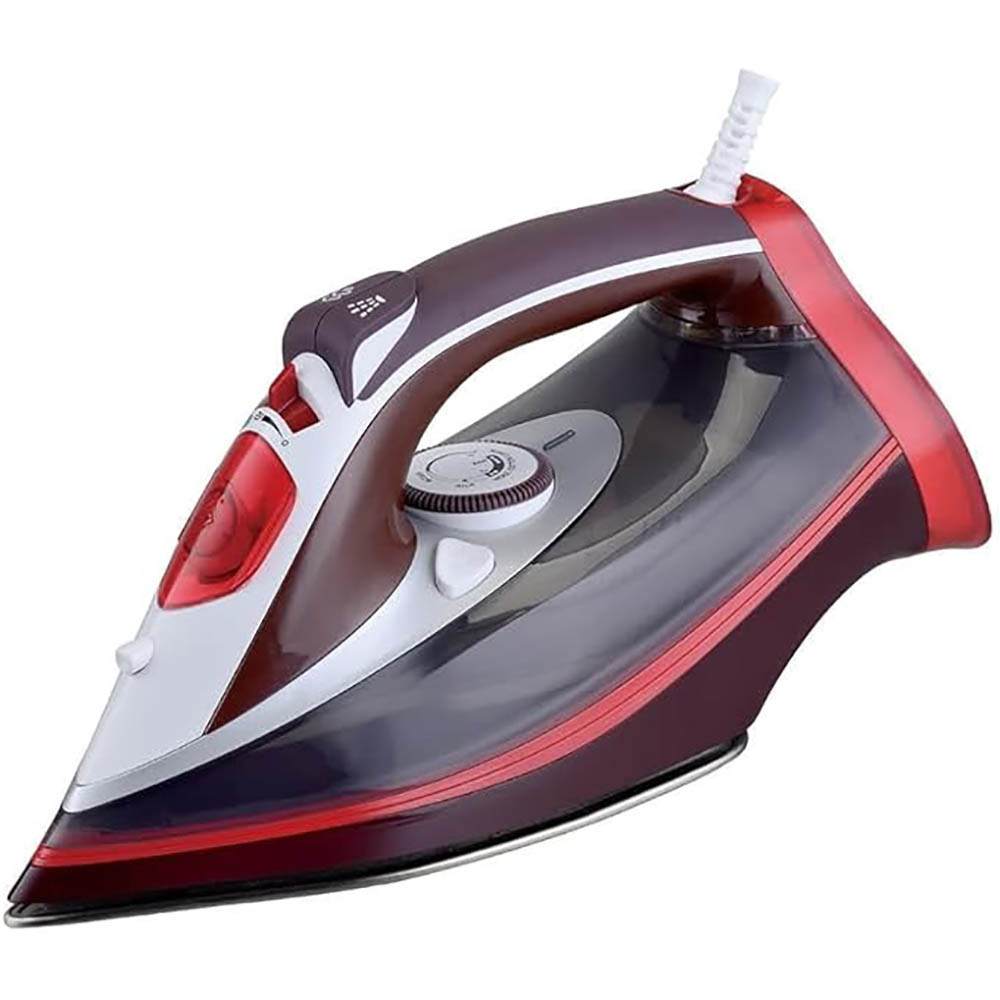 Image for MAXIM DELUXE STEAM IRON 2200W RED from Office Express
