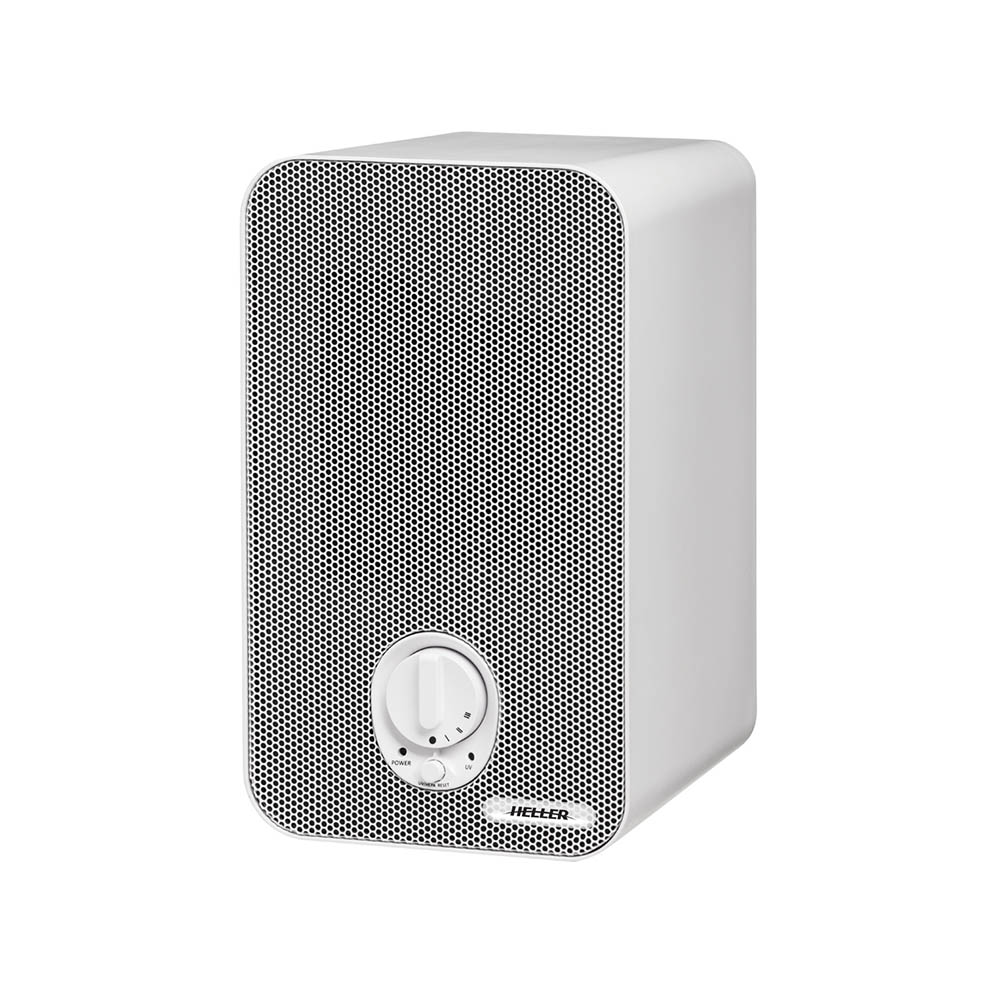 Image for HELLER COMPACT AIR PURIFIER SILVER from Australian Stationery Supplies