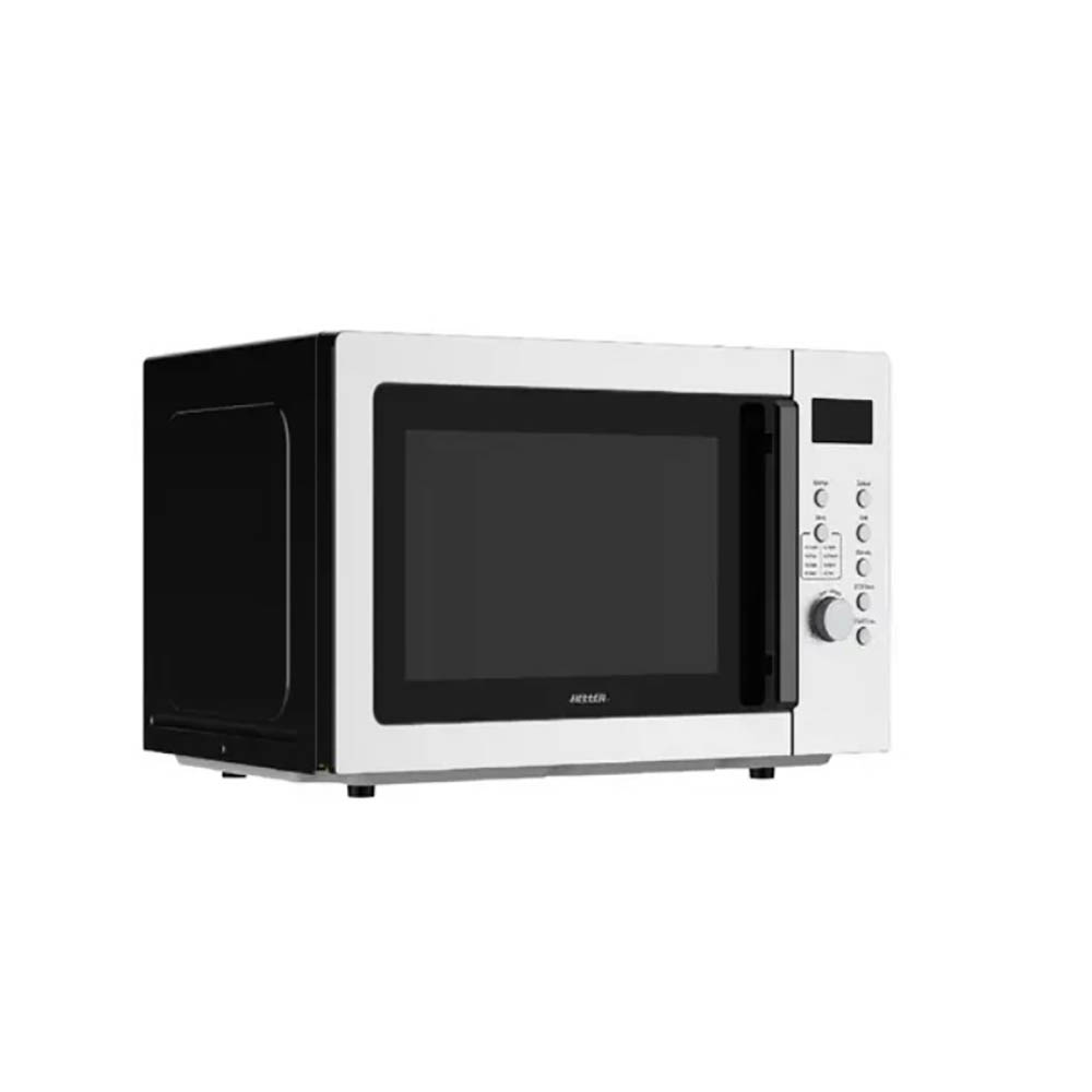 Image for HELLER DIGITAL MICROWAVE OVEN WITH GRILL 30 LITRE WHITE from Office Heaven
