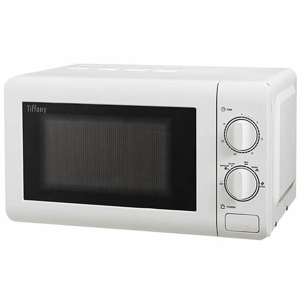 Image for TIFFANY MANUAL MICROWAVE OVEN 20 LITRE WHITE from York Stationers