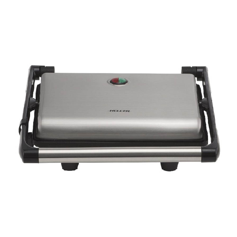 Image for HELLER SANDWICH PRESS STAINLESS STEEL 4 SLICE SILVER from Office Heaven