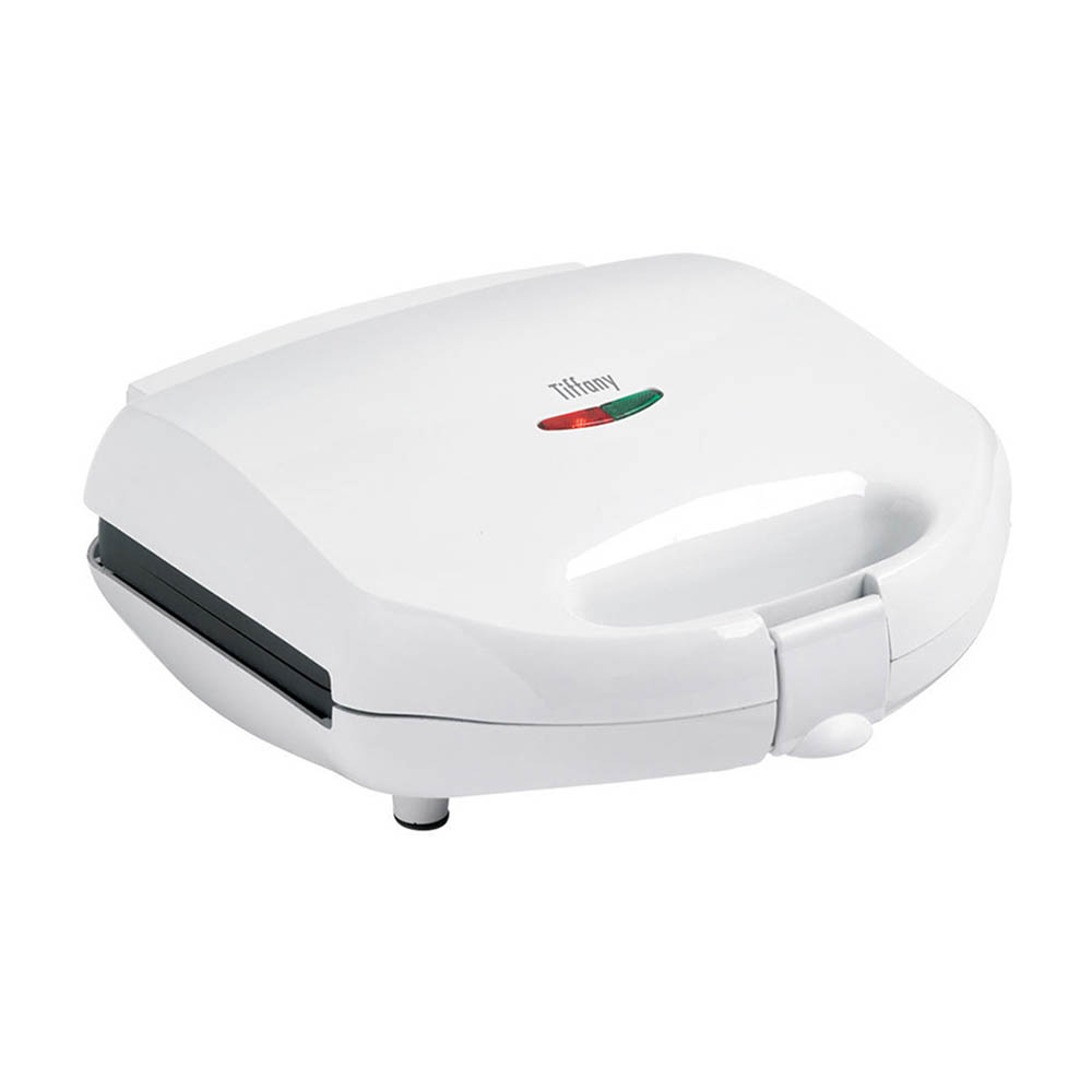 Image for TIFFANY ELECTRIC SANDWICH MAKER NON-STICK 2 SLICE WHITE from BusinessWorld Computer & Stationery Warehouse