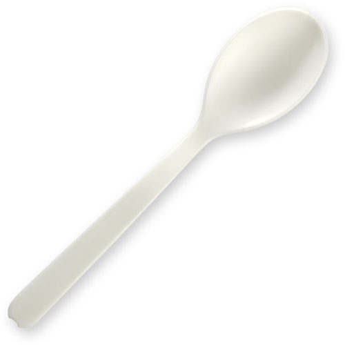 Image for BIOPAK PLA TEA SPOON 100MM WHITE PACK 100 from BusinessWorld Computer & Stationery Warehouse