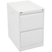 go steel filing cabinet 2 drawers 460 x 620 x 705mm white china